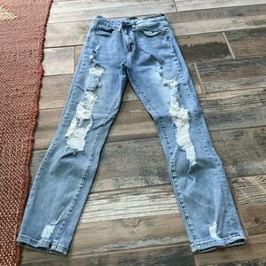 Risen stretch Distressed Jeans size 5/27